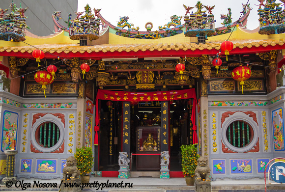 храм, буддизм, яркий, Сингапур
